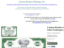 Tablet Screenshot of lehmanbrothersholdings.com